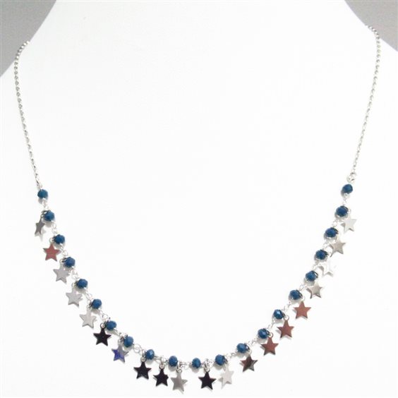 Collar Damiata Gioielli Mujer in Plata 4530BBLUEP-D199 - 4530BBLUEP-D199